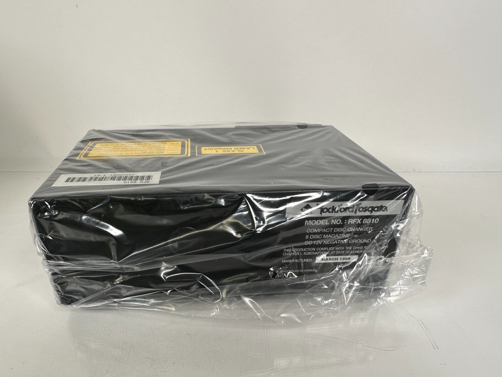 (NEW) Vintage Rockford Fosgate RFX8810 8 Disc CD Changer-Car/Auto Sound