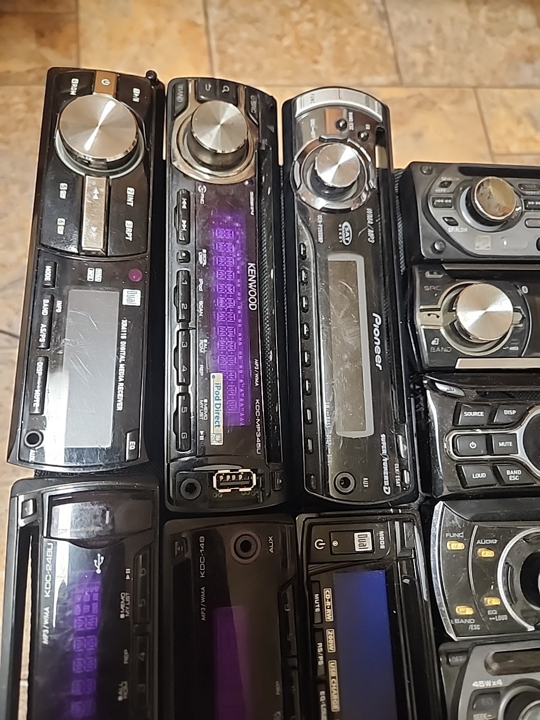 faceplate car stereo radio Sony,pioneer,Dual,jvc,kenwood (12face)