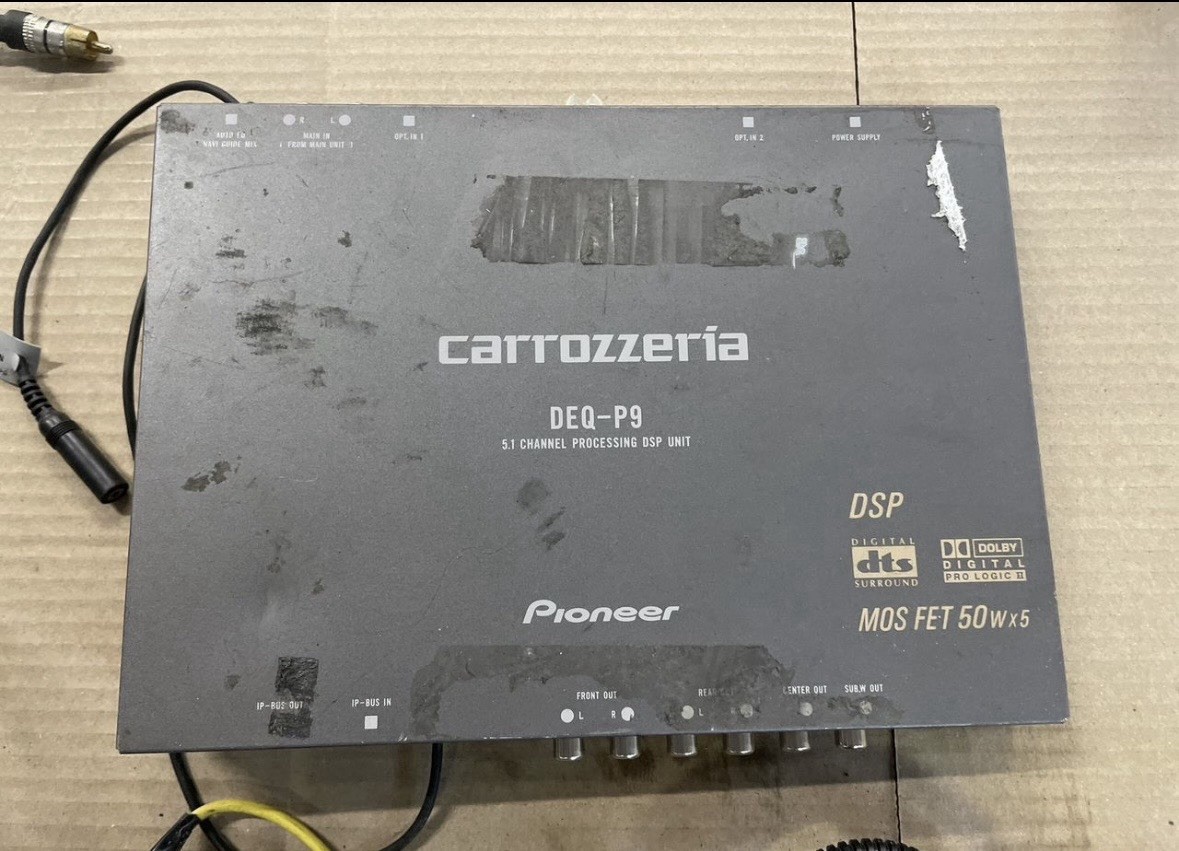 PIONEER CARROZZERIA DEQ-P9 DSP 5.1 Chanel Processing DSP Unit Sound System