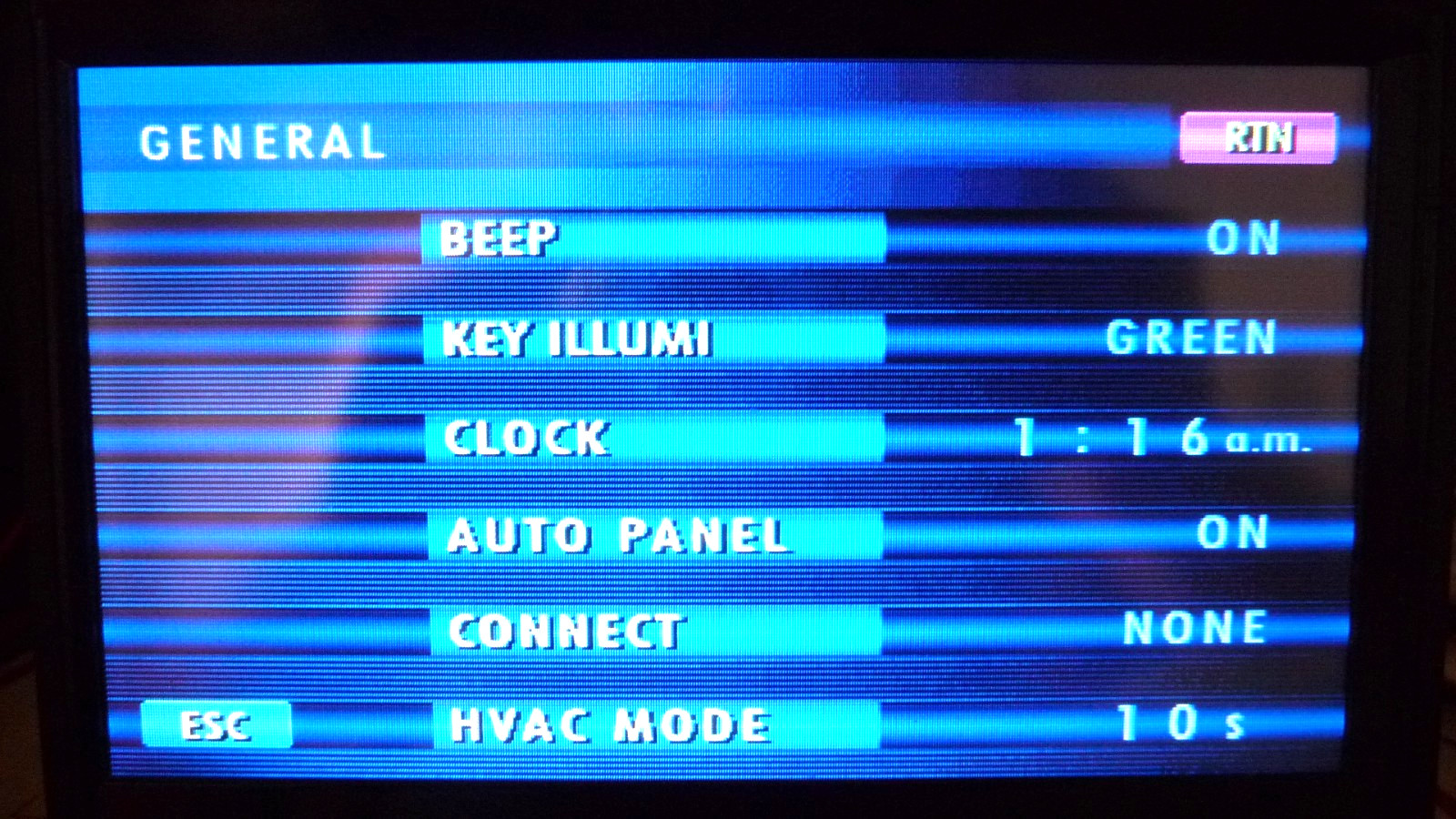 CLARION VRX755VD 7in tilt touchscreen display old school CD MP3 DVD stereo JAPAN