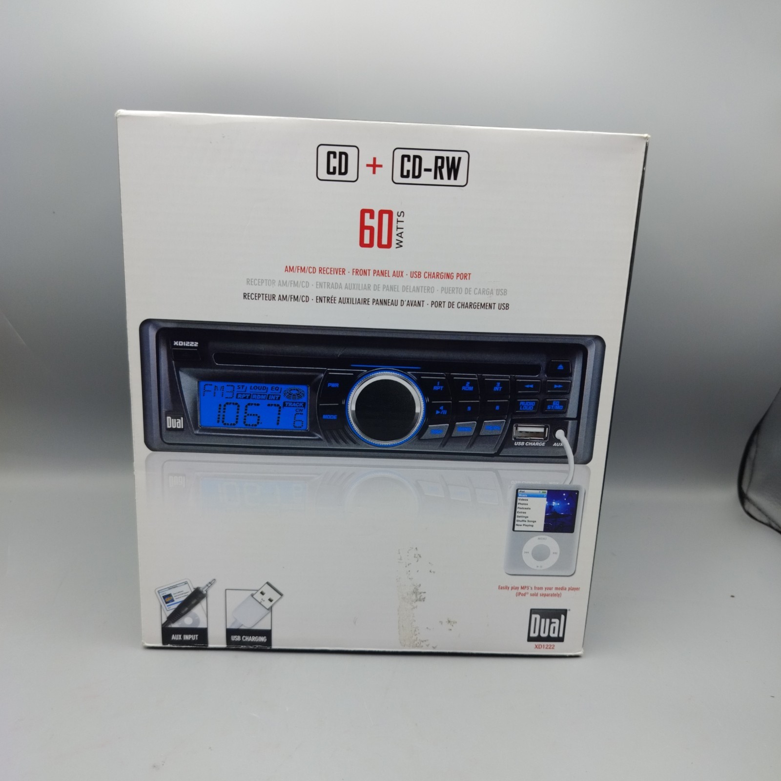 Dual XD1222 AM/FM/CD-RW Car Stereo Brand New Audio Never Installed