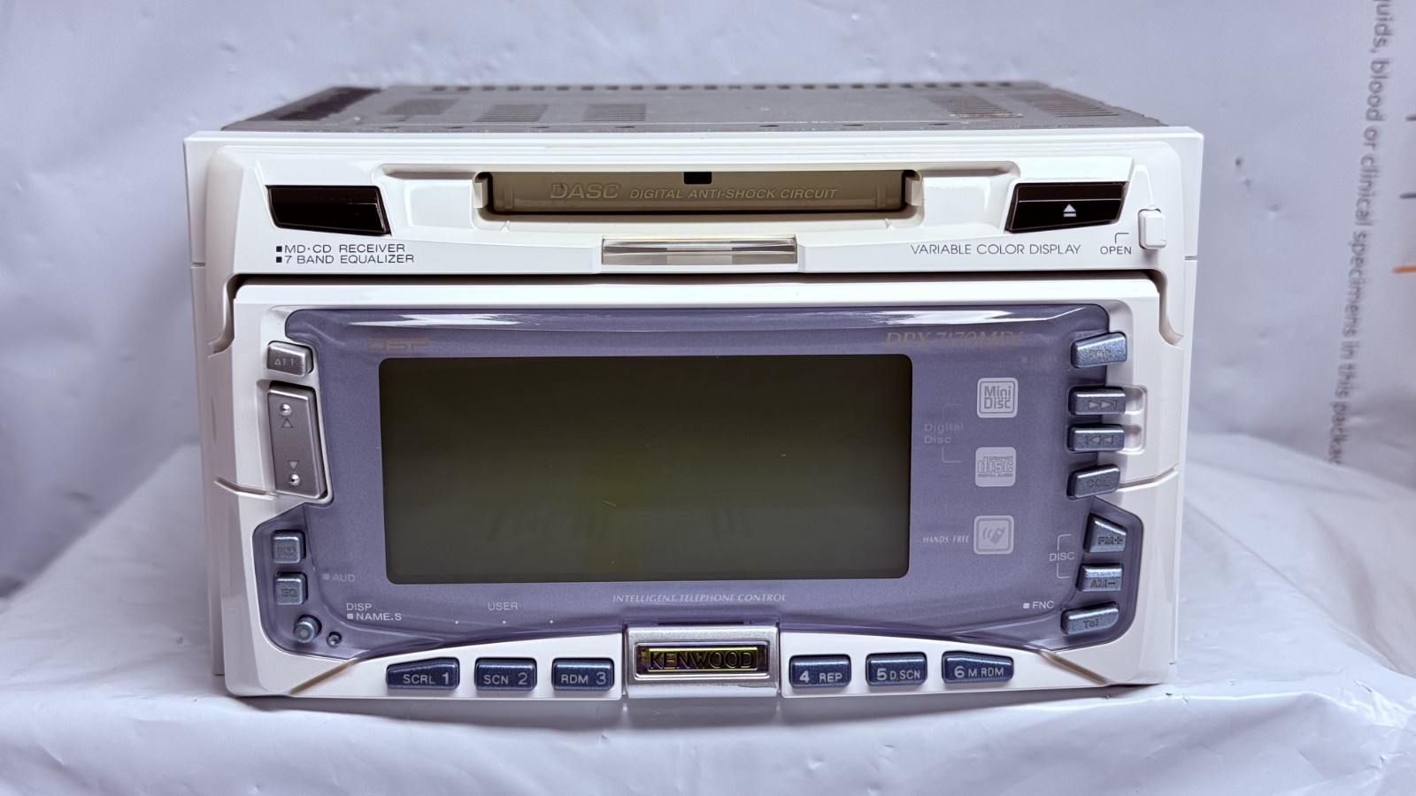 KENWOOD DPX-7170MDi White 2DIN CD MD Player JDM w/ External Bluetooth Japan