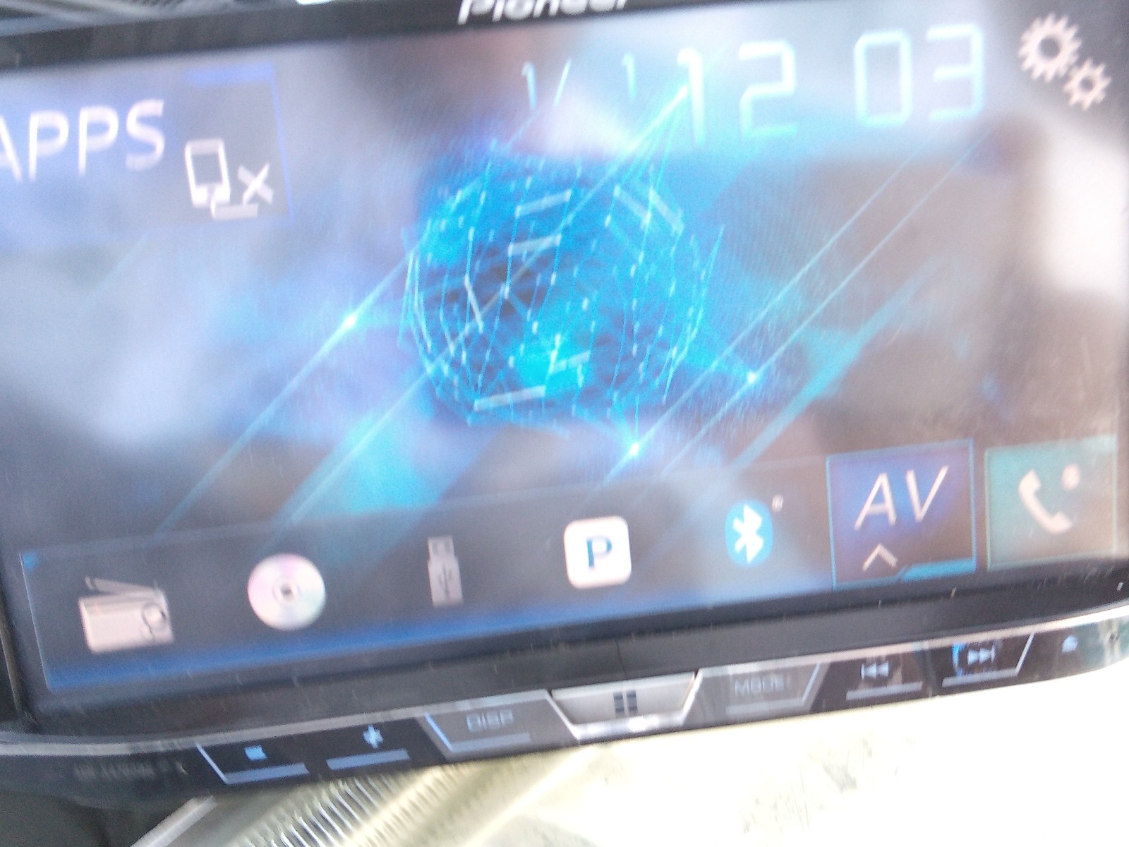 Car Radio 2 DIN CARPLAY PIONEER AVH-X4700BS