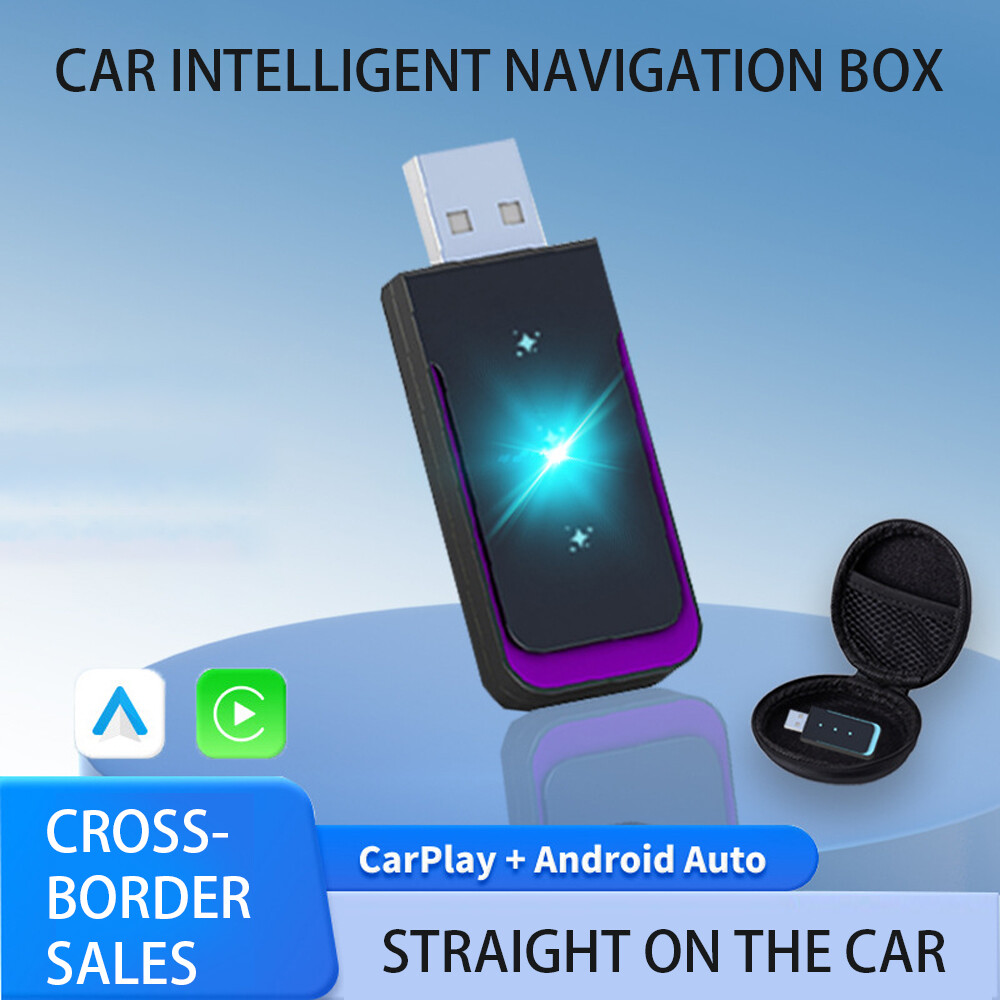 2in1 Wireless Carplay Adapter Android Auto Adapter USB Car Dongle Connect Box