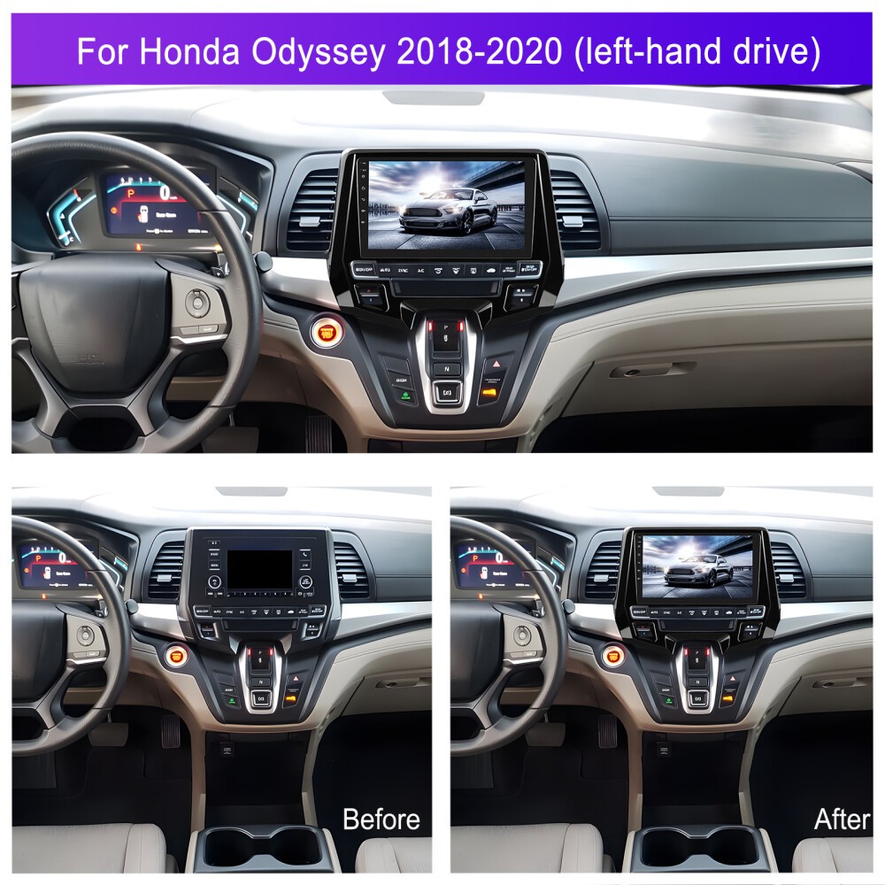 64G For Honda Odyssey 2018-2020 Carplay Car Stereo Radio Android Auto 1280*800