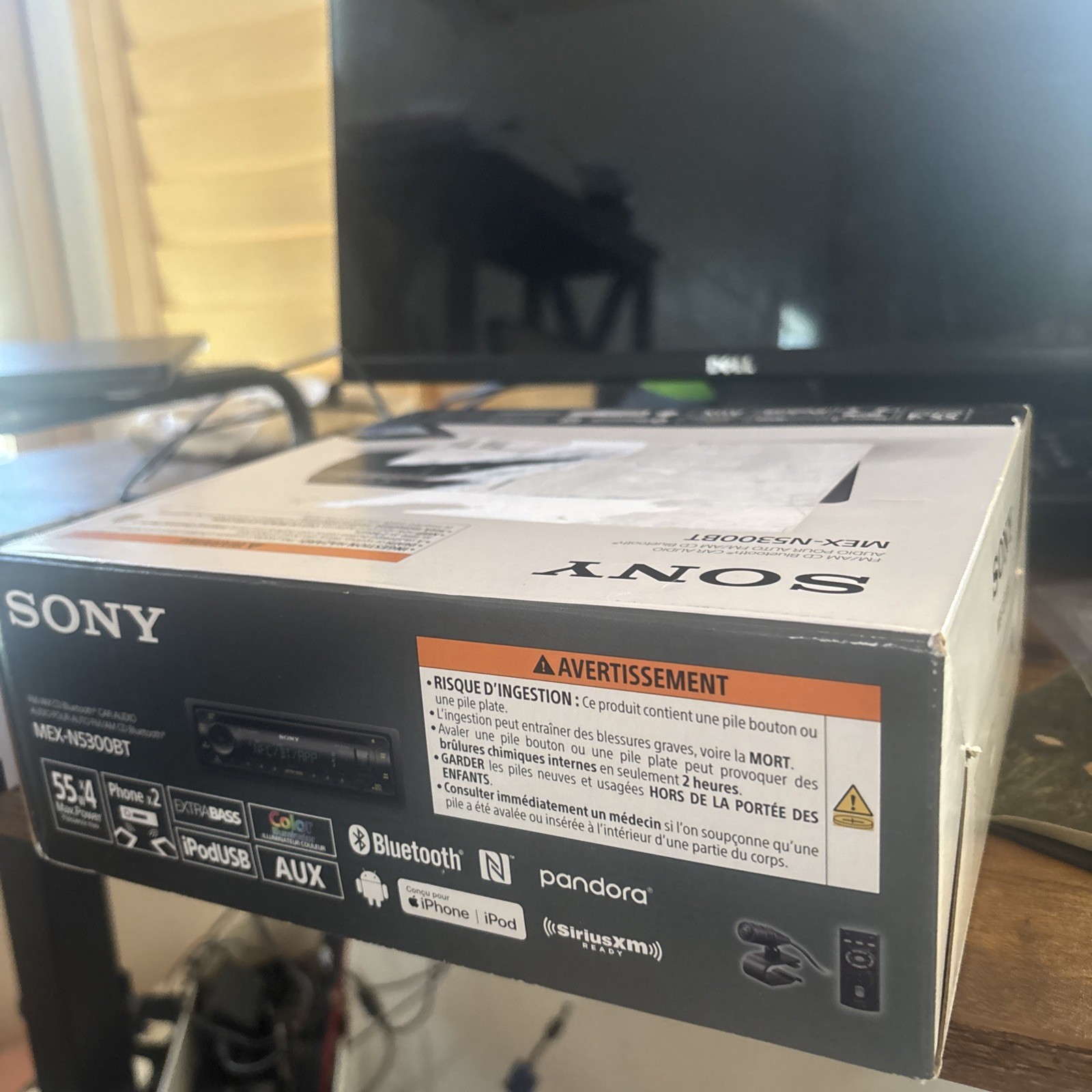 Sony MEX-N5300BT Car Stereo Single Din Radio with Bluetooth, CD Player, USB/AUX