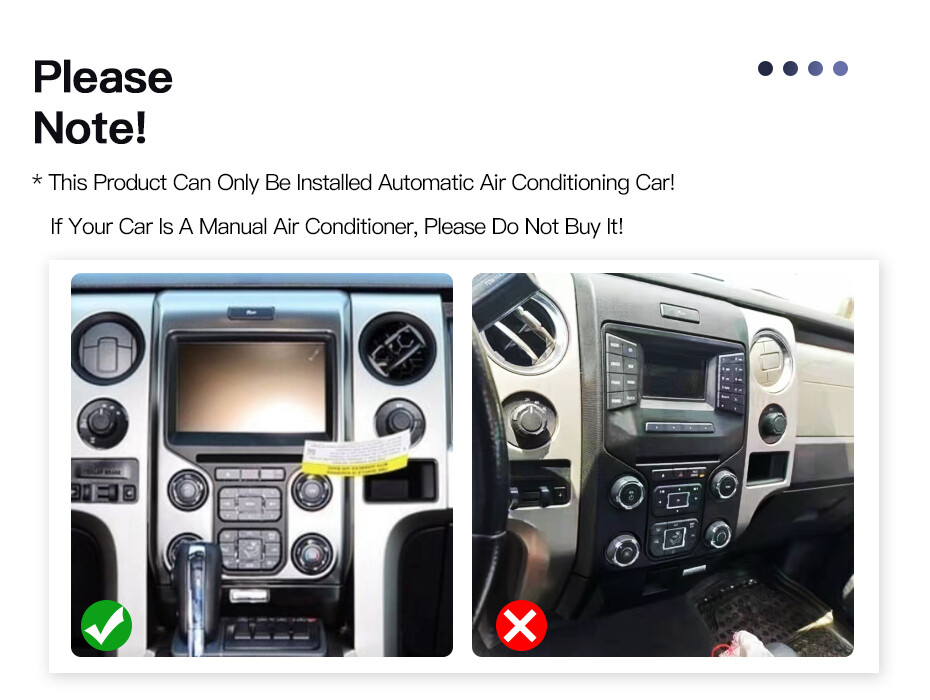 12.1″ Tesla Style Android10 Car Stereo Radio Gps Carplay For Ford F150 2013-2015