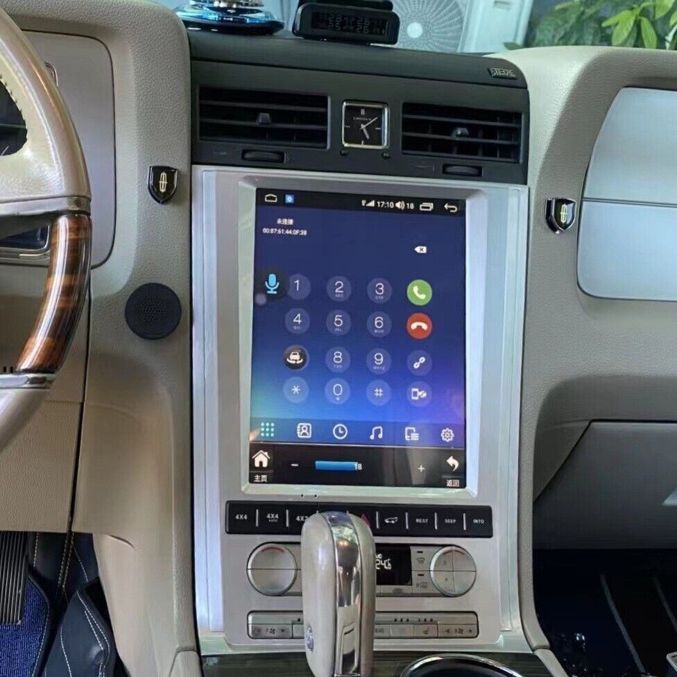 12.1″ HD Car Radio GPS Navigation Android 4+64GB For Lincoln Navigator 2010-2013