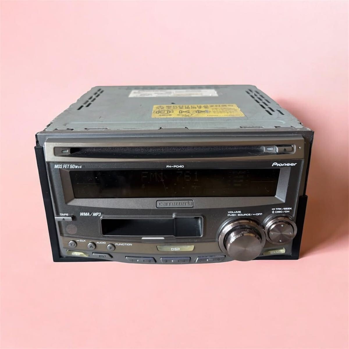 Pioneer Carrozzeria FH-P040 CD Cassette Receiver JAPAN
