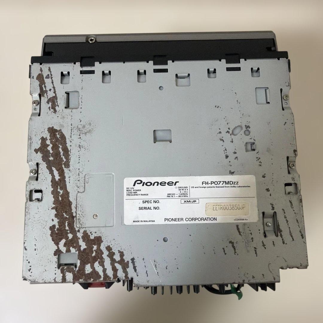Carrozzeria FH-P077MD 2DIN MD/CD operation confirmed