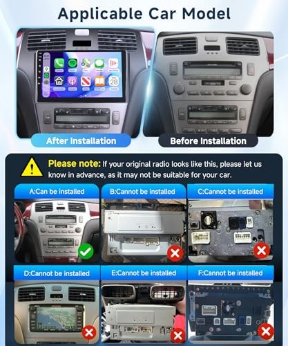 [] Car Radio for Lexus ES250 ES300 ES330 2001-2006 with Wireless 8 CORE 4G+64G