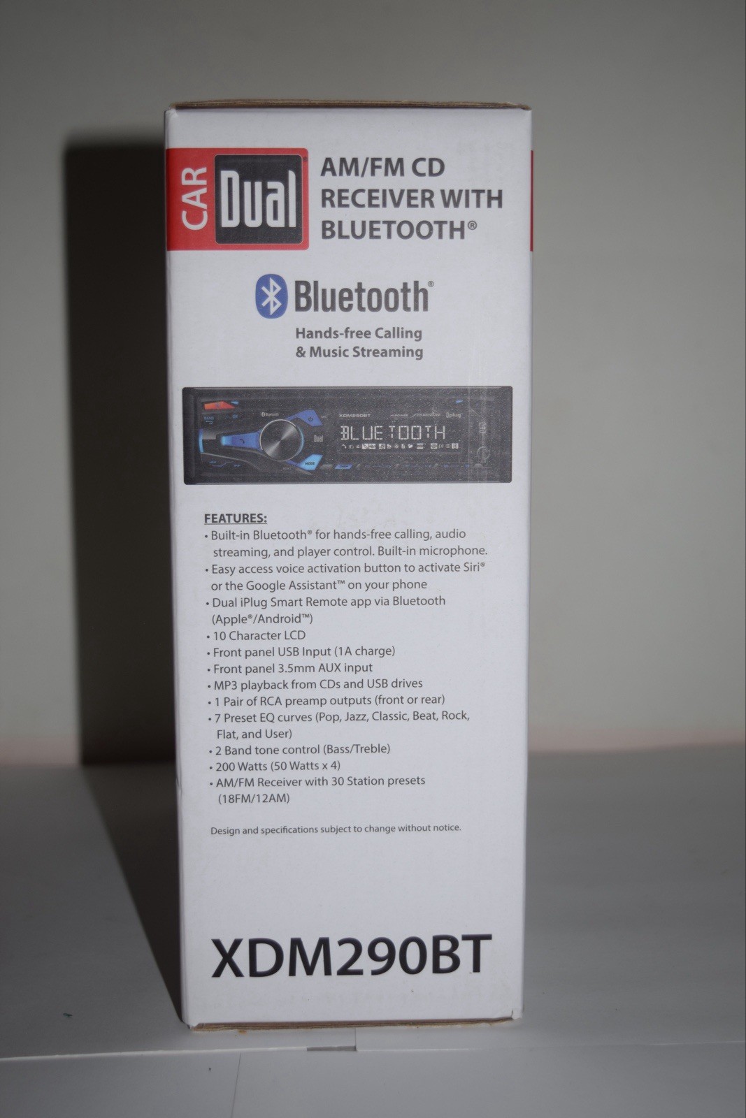 Dual Electronics XDM290BT AM/FM CD Receiver with Bluetooth