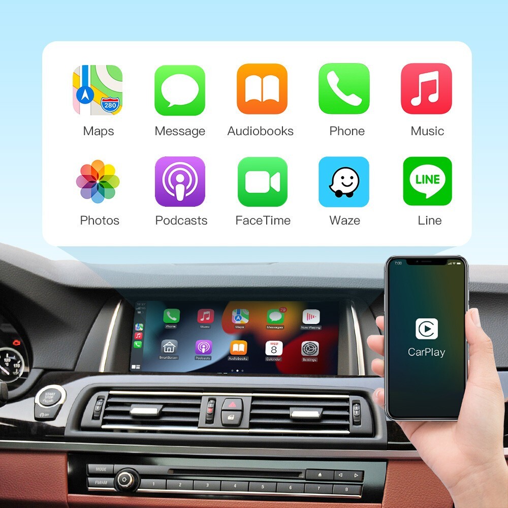Wireless CarPlay/Android Auto Kit For BMW CIC NBT System 1 2 3 4 5 Series X1 X3