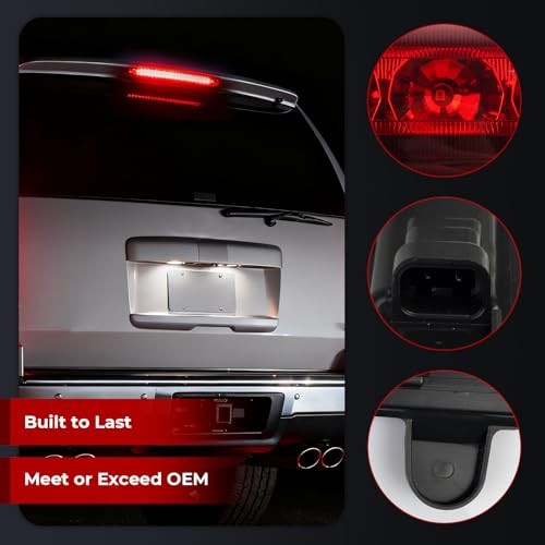 Replacement LED Third High Mount Brake Light with Cargo Light Red Color
