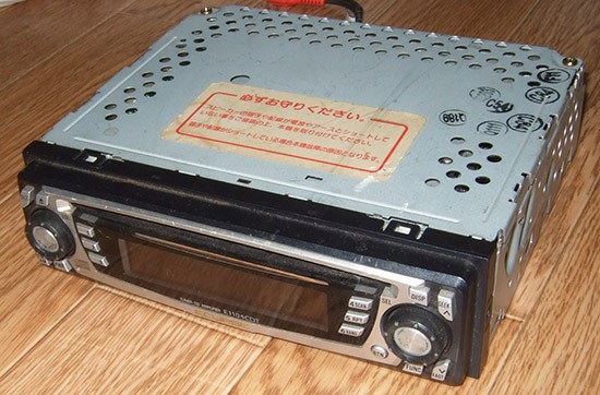 ECLIPSE E1104CDT 1DIN CD Deck 2004 Model Junk JAPAN