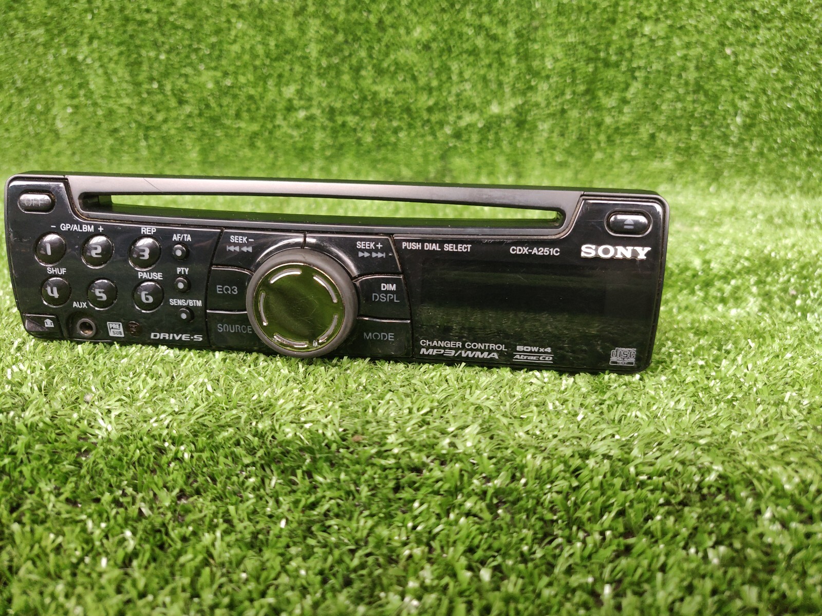 Sony Cdx-a251c Cdxa251c Original Car Radio Faceplate Head Unit Only