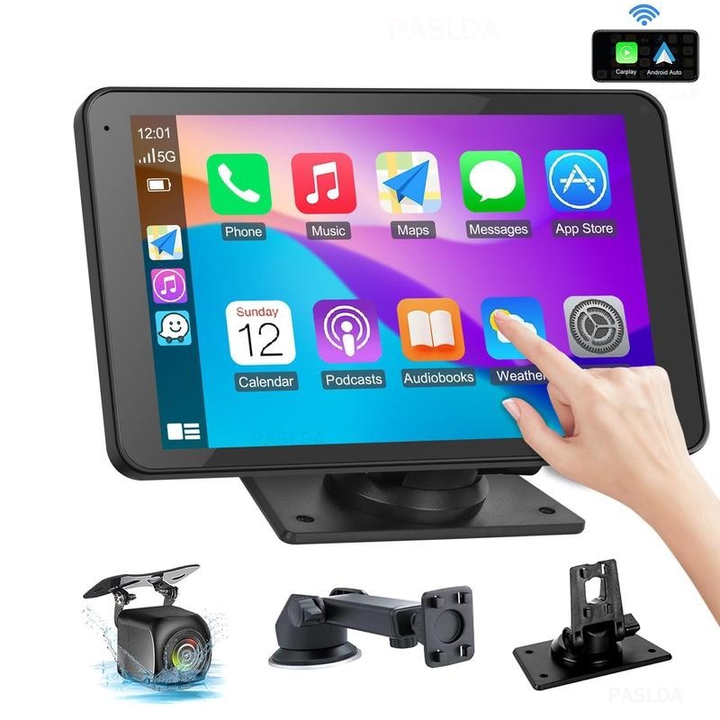 2026 Wireless CarPlay Screen Android Auto Portable Car Play Display Tablet 7in