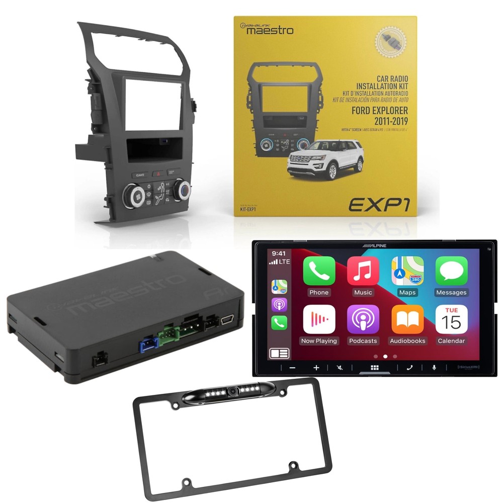 Alpine iLX-W670-M Factory Radio Upgrade Kit for 2011-2019 Ford Explorer