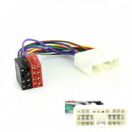 for Daewoo/Wuling Hongguang to ISO modification cable,power cord,audio cable