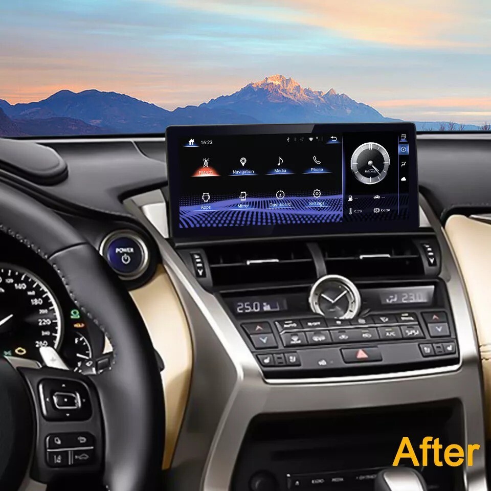 For Lexus NX 10.25″ Android Carplay Display Car Stereo Radio AHD GPS Navigation