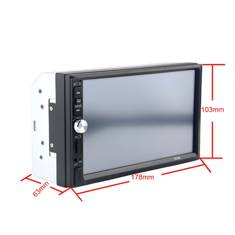 Car Models 7” Touch Screen Radio Mp5 Player Bluetooth Audio Rear View Camera