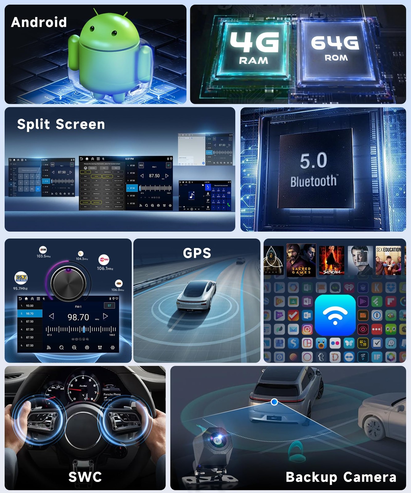 4G+64G Android Car Radio for Chevrolet Chevy Trax 2014 2015 2016 Car Stereo R…