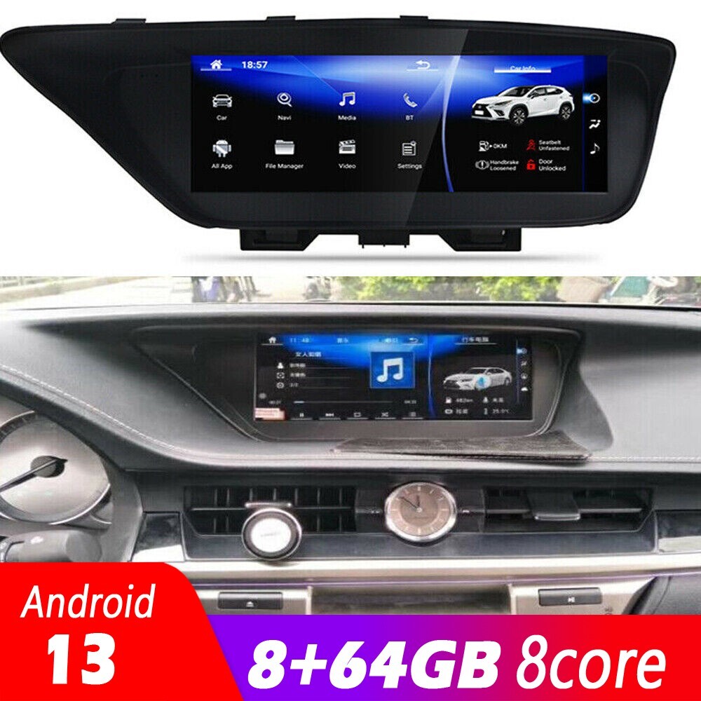 Android Gps Navigation Bluetooth For Lexus Es Es350 Es300 13~18 Multimedia Radio