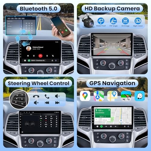 8Core Car Radio for Jeep Grand Cherokee 2011 2012 9 Inch 8Core 2G RAM 32G ROM