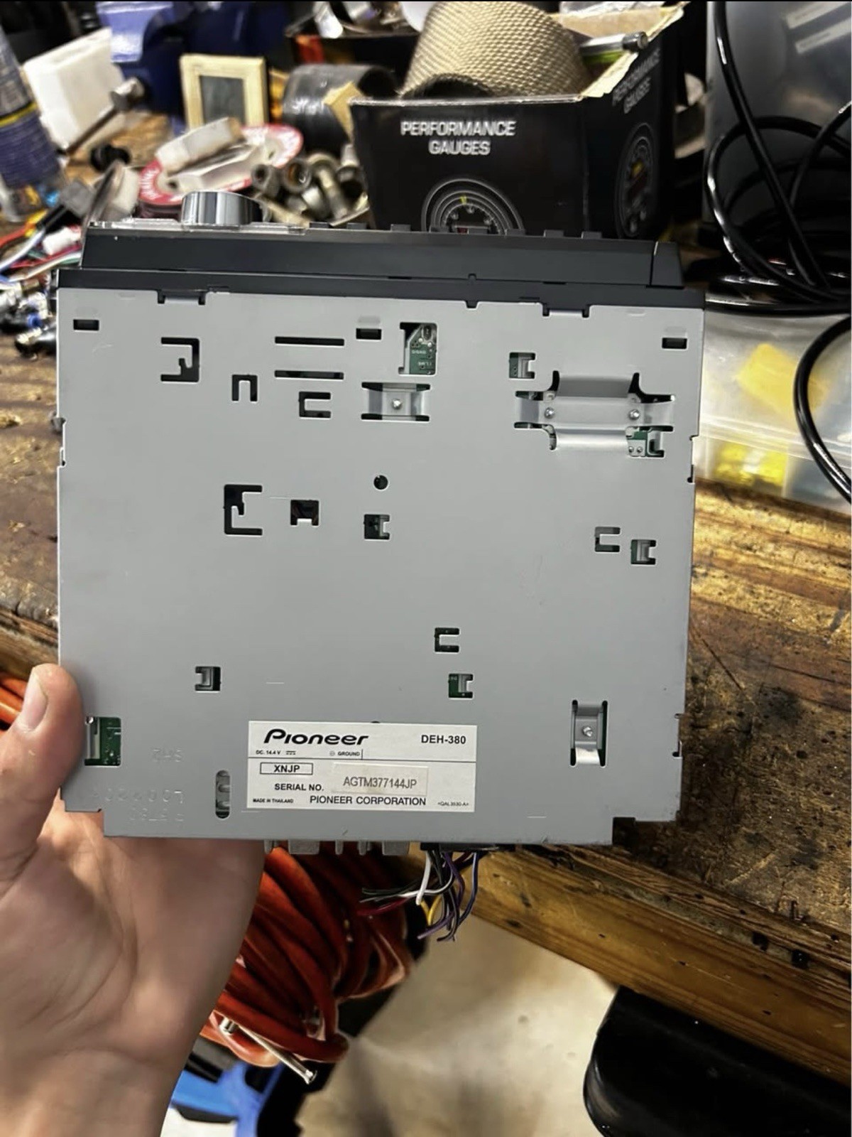 [Used] Carrozzeria DEH-380 1DIN CD Player Confirmed Operation