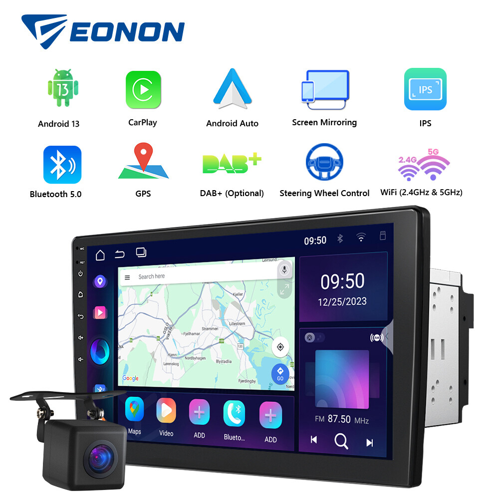CAM+ 2Din 10.1″ Multimedia Android 13 Car Stereo GPS Navi Head Unit WIFI CarPlay