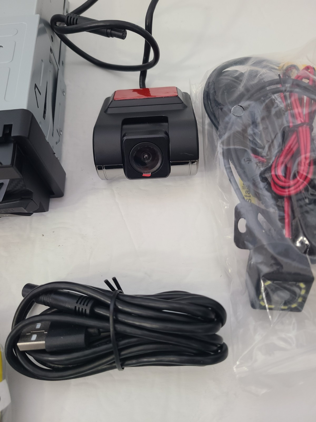 Naifay Single Din Car Stereo with Dash Cam & Backup Camera, 7INCH *Read*
