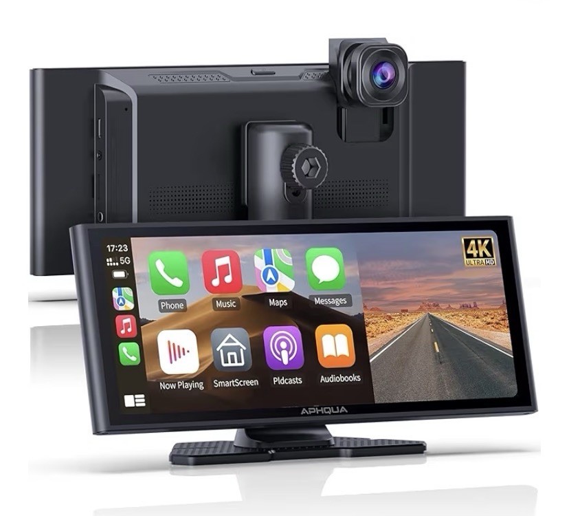 10.26″ Portable Car Stereo Wireless Apple CarPlay Android Auto IPS Screen Radio