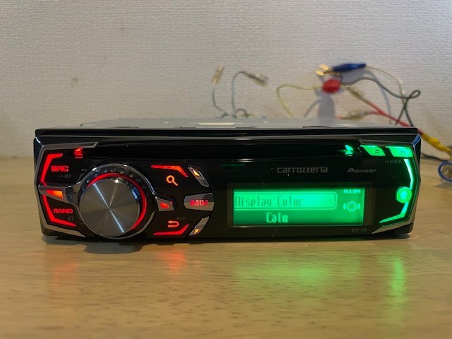 Pioneer Carrozzeria DEH-780 1Din Car Audio USB CD AUX Player Operation Confirmed