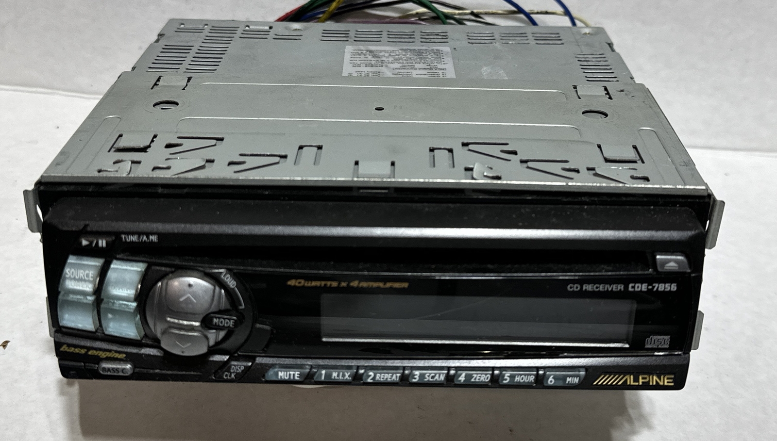 Alpine CDE-7856 CD Receiver CD Car Stereo Am/Fm ((C-2))