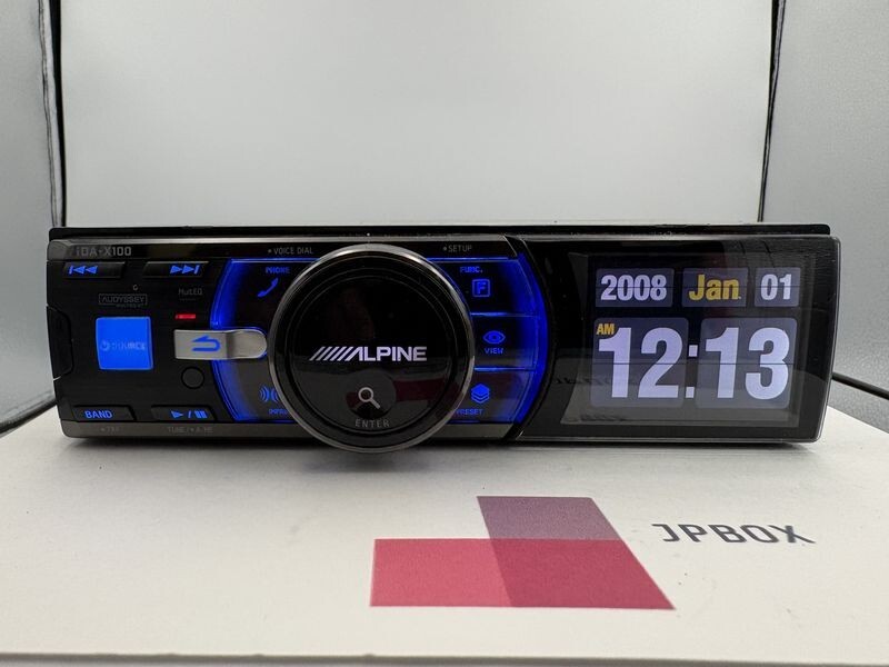 ALPINE iDA-X100 MP3/WMA/AAC USB BT Player Car Audio Used JP