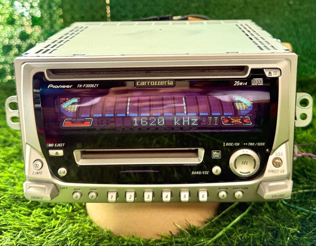 Pioneer Carrozzeria FH-P3006ZY 2DIN CD MD Player Receiver Car Stereo Equalizer