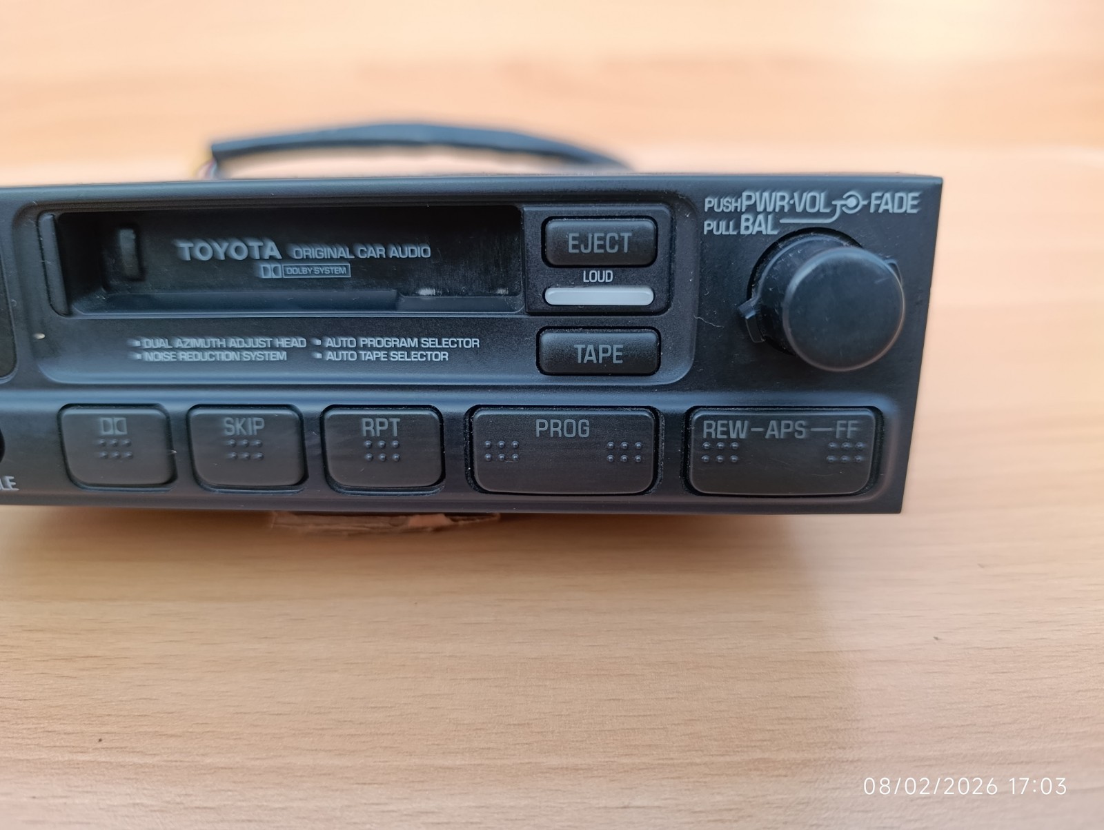 Toyota Corolla AE100, AE101 OEM Cassette Player With Equalizer Support JDM