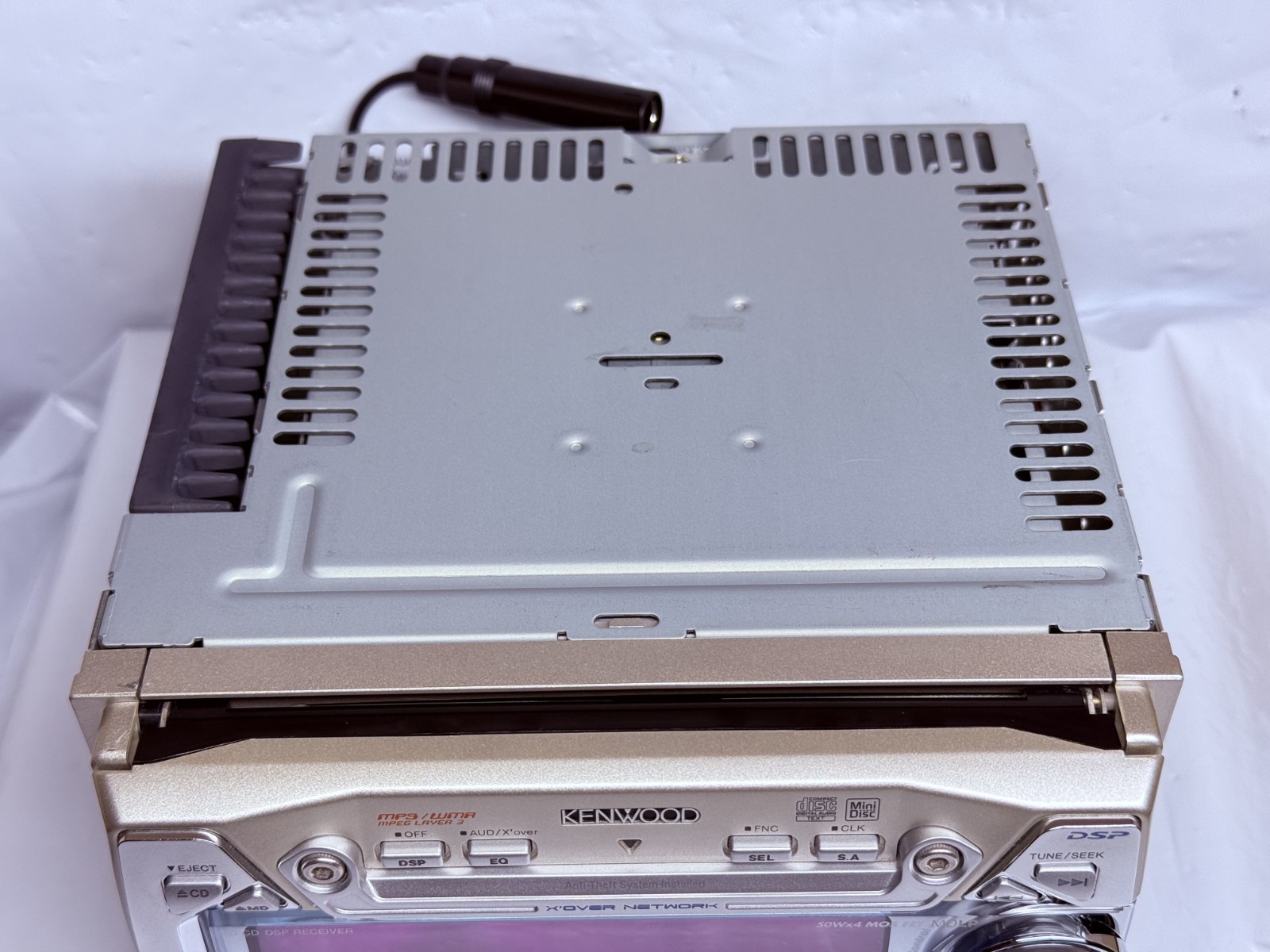 Kenwood DPX-8200WMP 2DIN Car Audio CD MD MP3 AUX Player Tested JDM Japan