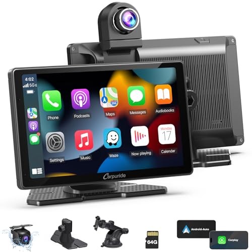 Carpuride W703 Wireless CarPlay 7 IPS 4K Front Camera