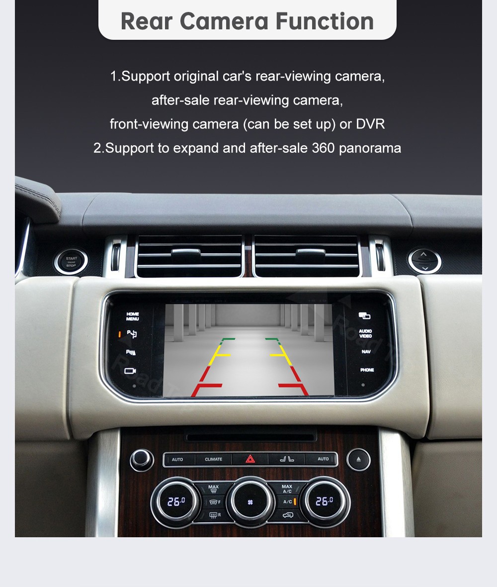 Roadtop Carplay Interface Kit for Land Rover Jaguar Range Rover Evoque Discovery