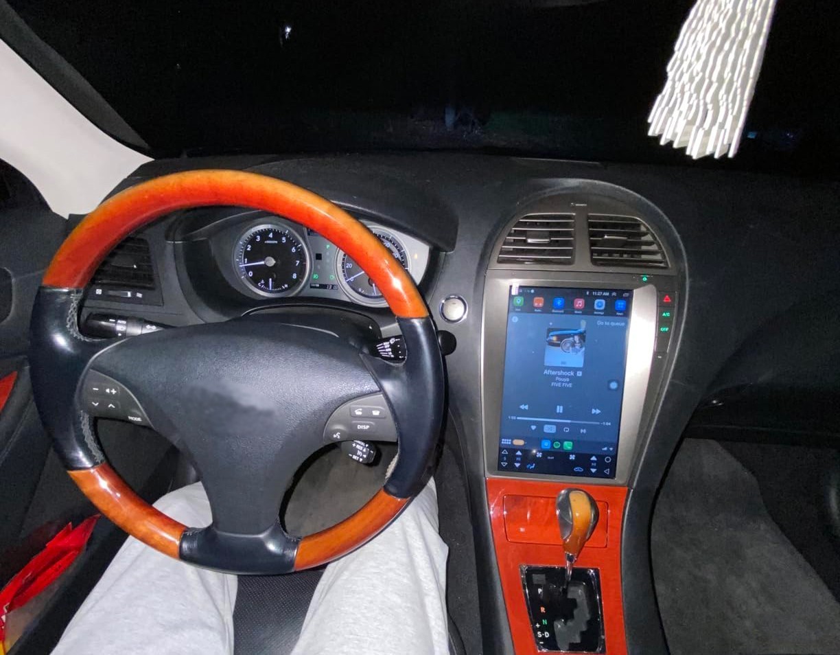 12.8″ Android Carplay GPS Stereo Radio Screen For Lexus ES240/350 2006-2012