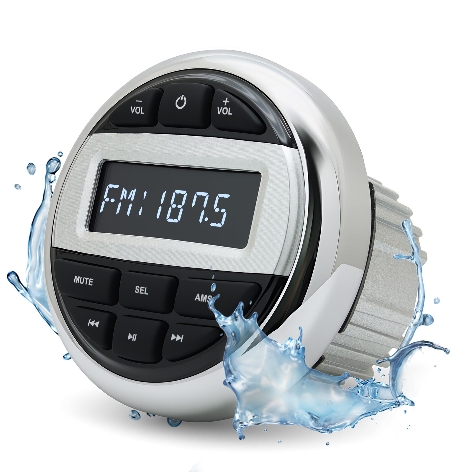 Boat Media MP3 Player With Bluetooth Waterproof Car Marine Stereo Audio Radio