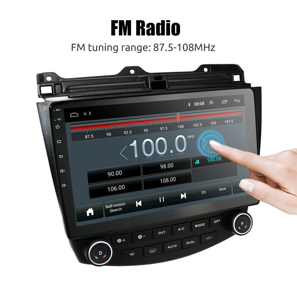 For Honda Accord 2003-2007 Apple CarPlay Android 15 Car Stereo Radio GPS FM RDS