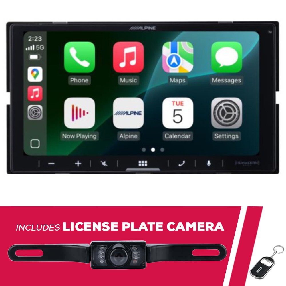 Alpine iLX-W770-M 6.75″ 2-DIN Multimedia Receiver with License Plate Camera