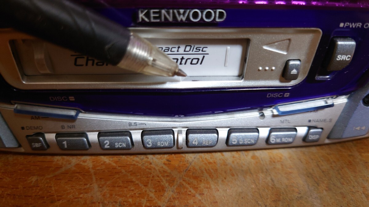 KENWOOD DPX-4000V 2DIN CD Cassette Receiver Near Mint JAPAN