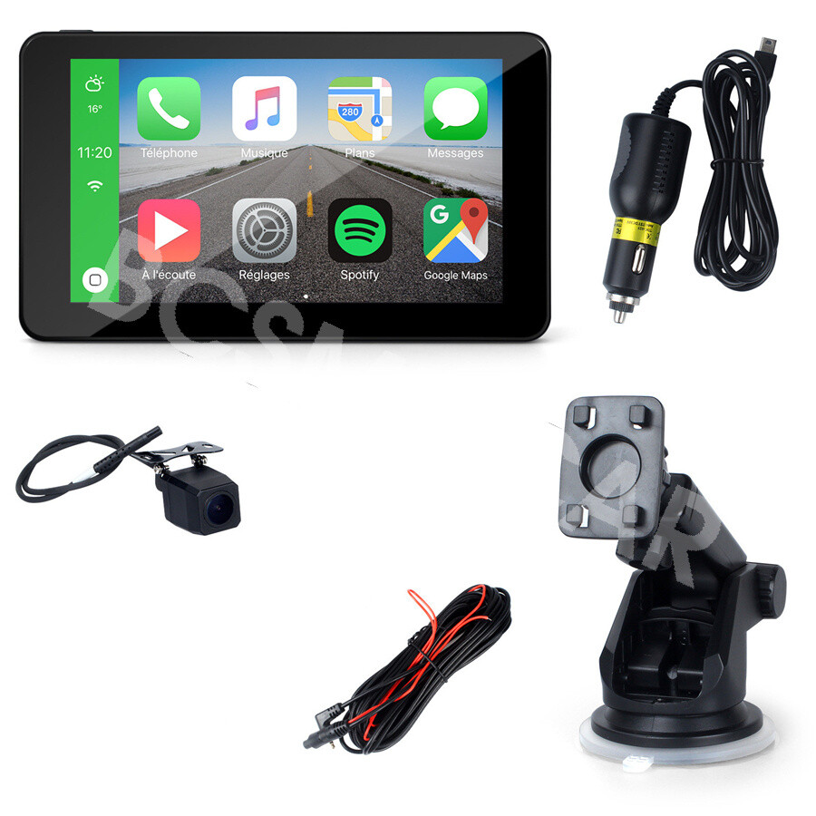 Radio Car Stereo Touch Screen MP5 Player Navigation BT AUX SD USB W/Free Camera