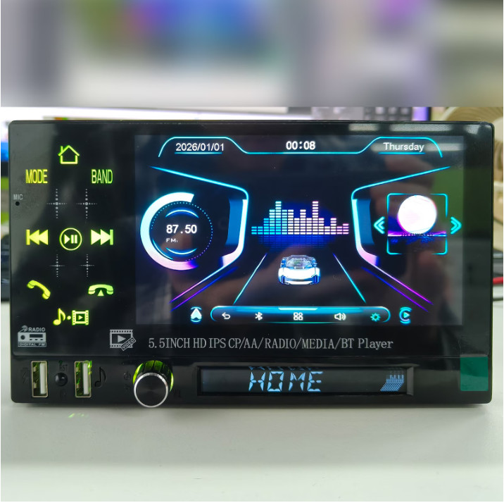 Estereo De Pantalla con Bluetooth Para Coche Carro Auto MP3 Player WMA/WAV/APE/F