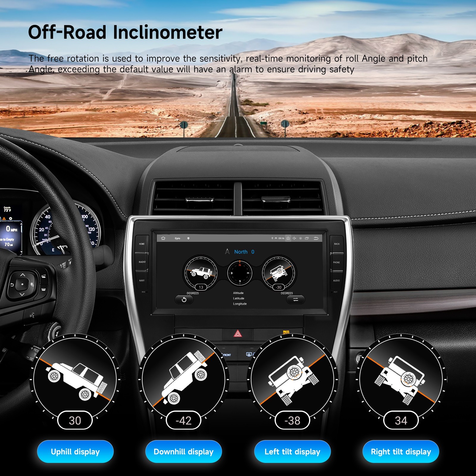 Dasaita 10.33” Car Radio for Toyota Camry 2015-2017 DTS 4G LTE CarPlay Stereo