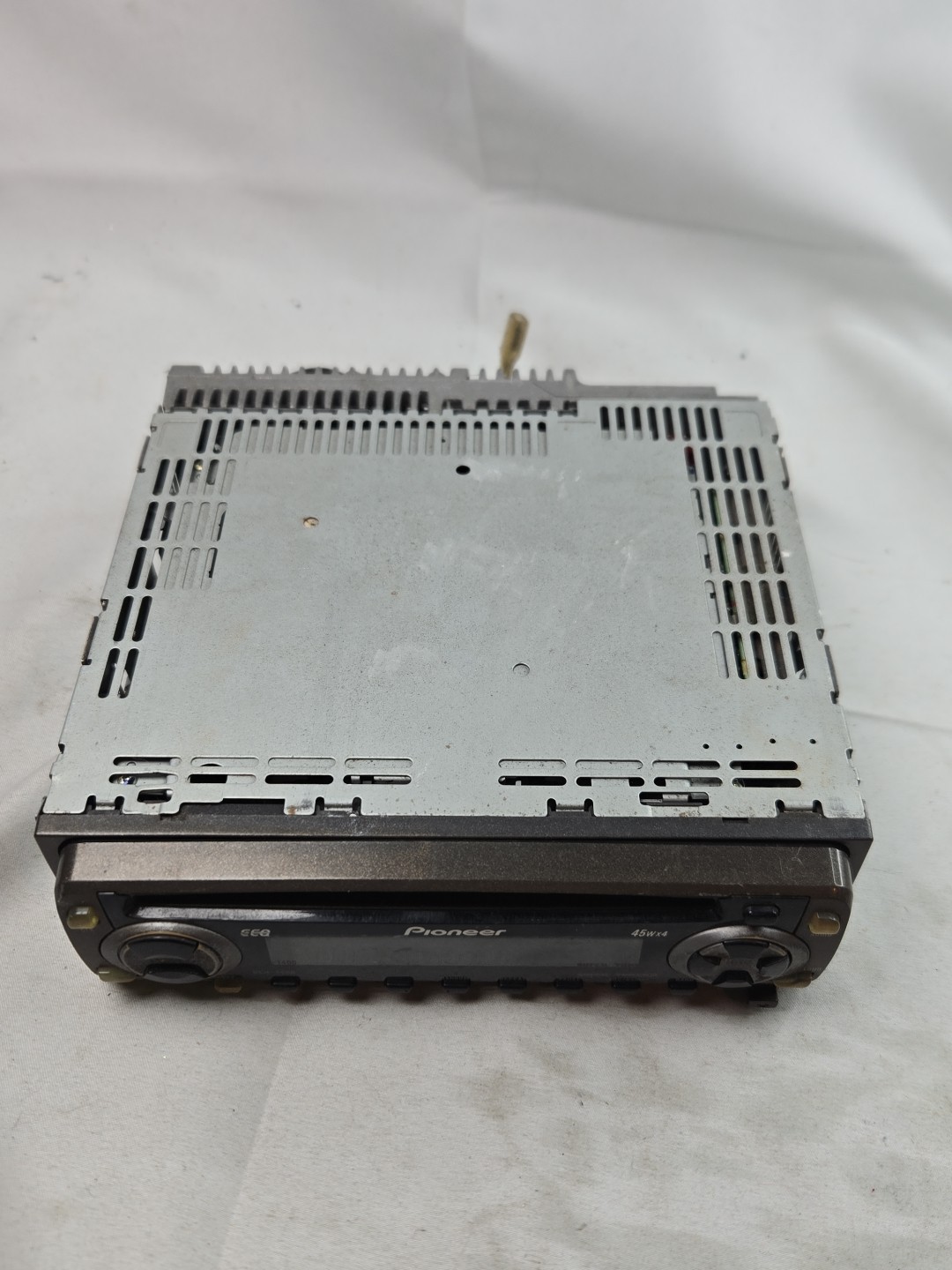 Pioneer DEH-1400 CD Player stereo Tested And Working With Face Plate