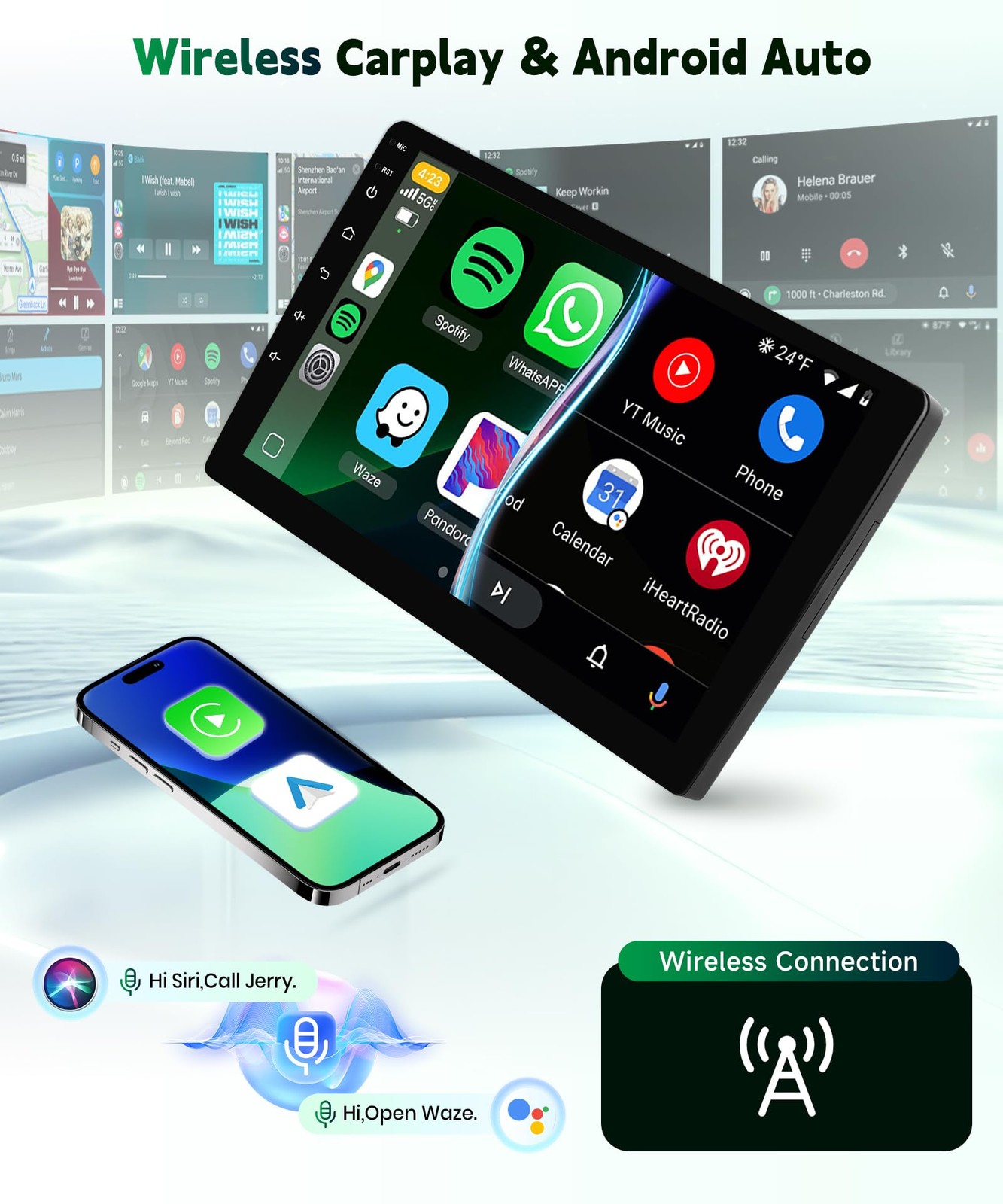 4Core+64G Car Radio for Chevrolet Chevy Trax 14-16 with Wireless Carplay Andr…